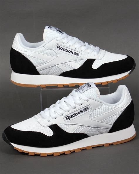 reebok classic black and white.